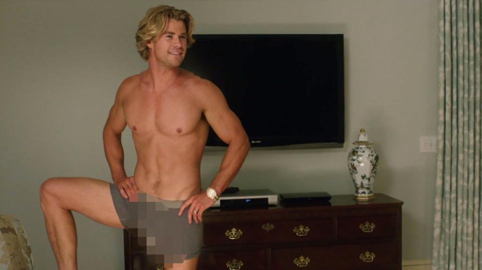Chris Hemsworth a jeho nádobíčko